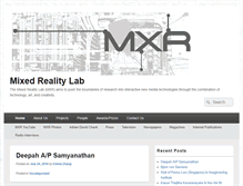 Tablet Screenshot of mixedrealitylab.org